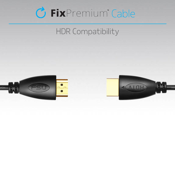 Cavo HDMI a HDMI 2.0 1m, Black, FixPremium