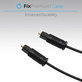 Cavo ottico audio 2m, Black, FixPremium