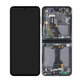 Schermo per Samsung Z Flip 5 F731B, Graphite, Vetro touch con cornice, GH82-31827A, Genuine Service Pack