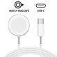 Cavo caricatore magnetico rapido a USB-C 1m Plastic, Bulk, Compatibile con Apple Watch