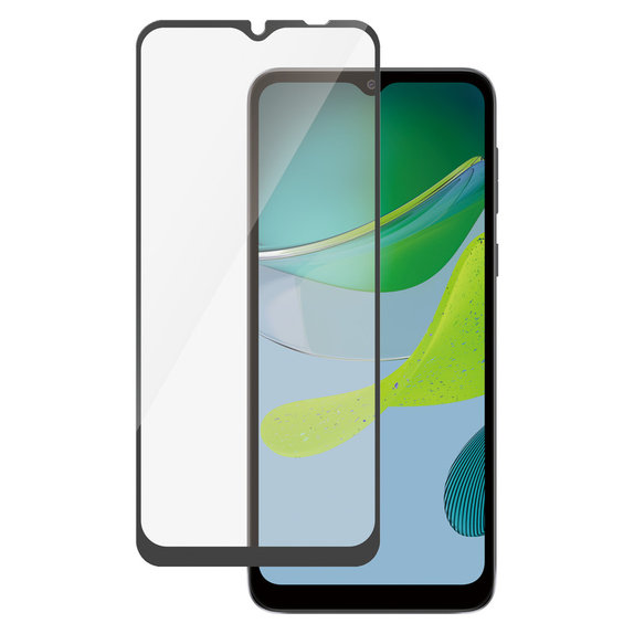 Vetro temperato UWF per Motorola Moto E13, Nero, PanzerGlass