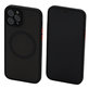 Custodia Matte con MagSafe per iPhone 12 Pro, Black, FixPremium