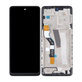 Schermo per Motorola Moto G51 XT2171, Black, Vetro touch con cornice