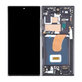 Schermo OLED per Samsung S23 Ultra S918B, Phantom Black, Vetro touch con cornice