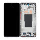 Schermo OLED per Xiaomi 12T Pro 22081212UG, Black, Vetro touch con cornice