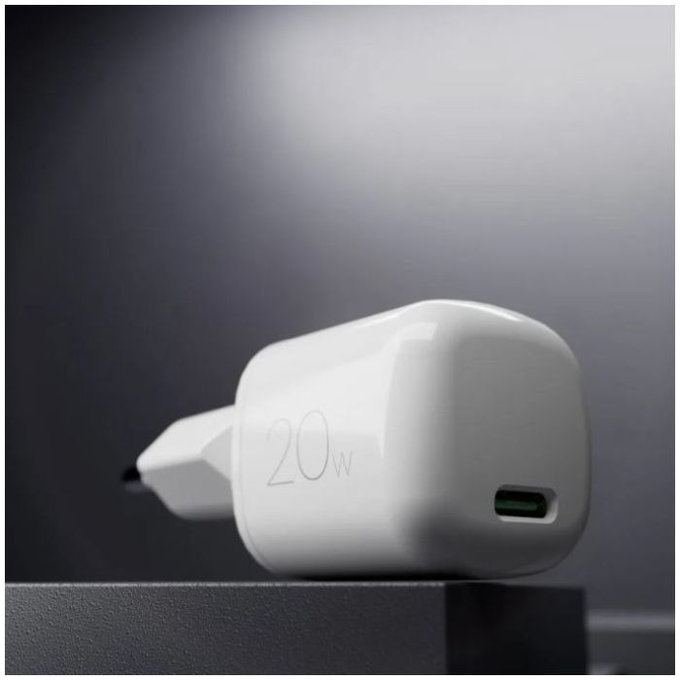 Adattatore di ricarica MiniPro USB-C GaN 20W, White, PURO