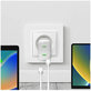 Adattatore di ricarica MiniPro 2x USB-C GaN 35W, White, PURO