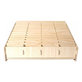 Supporto organizer universale in legno per telefoni con 48 scomparti