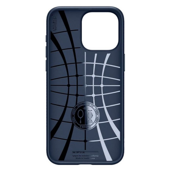 Custodia Liquid Air per iPhone 15 Pro Max, Navy Blue, Spigen