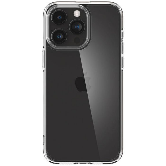 Custodia Ultra Hybrid per iPhone 15 Pro Max, Crystal Clear, Spigen