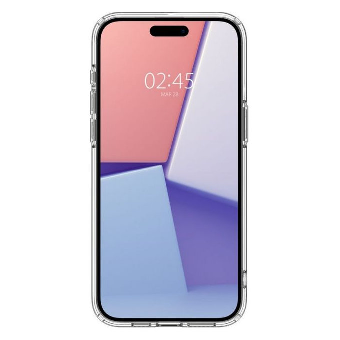 Custodia Ultra Hybrid per iPhone 15 Pro, Frost Clear, Spigen