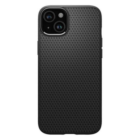 Custodia Liquid Air per iPhone 15, Matte Black, Spigen