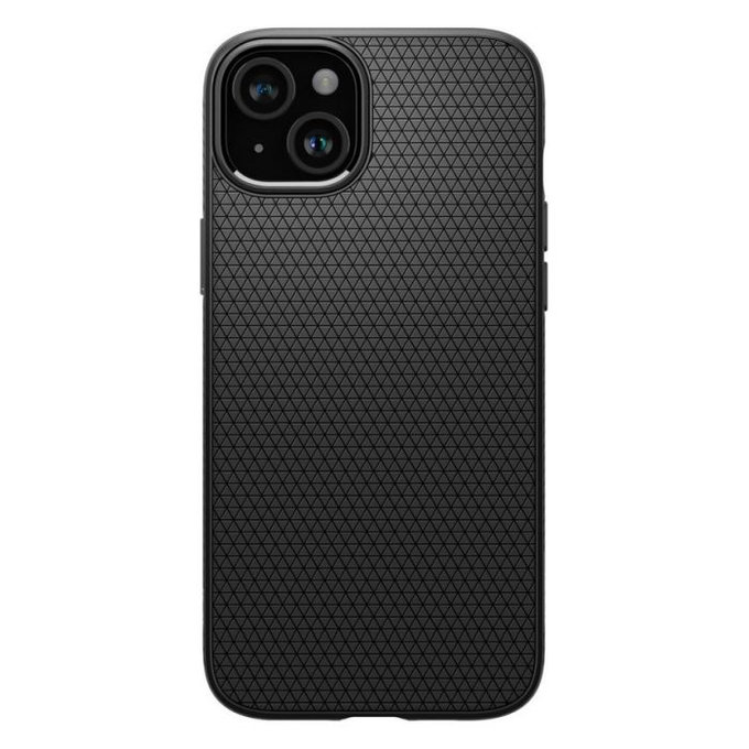 Custodia Liquid Air per iPhone 15, Matte Black, Spigen