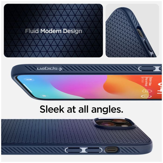 Custodia Liquid Air per iPhone 15, Navy Blue, Spigen
