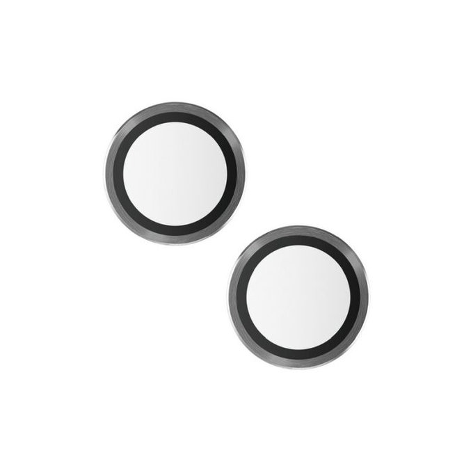 Protezione obiettivo fotocamera posteriore Hoops per iPhone 15, 15 Plus, Transparent, PanzerGlass