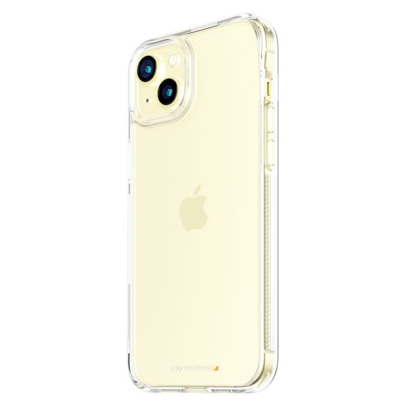 Custodia HardCase D3O per iPhone 15 Plus, Trasparente, PanzerGlass