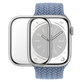 Vetro temperato Full Body D3O per Apple Watch 9/8/7 41 mm, Trasparente, PanzerGlass