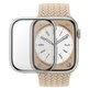 Vetro temperato Full Body D3O per Apple Watch 9/8/7 45 mm, Trasparente, PanzerGlass