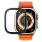 Vetro temperato Full Body D3O per Apple Watch Ultra/Ultra 2, Trasparente, PanzerGlass