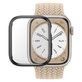 Vetro temperato Full Body D3O per Apple Watch 9/8/7 45 mm, Nero, PanzerGlass