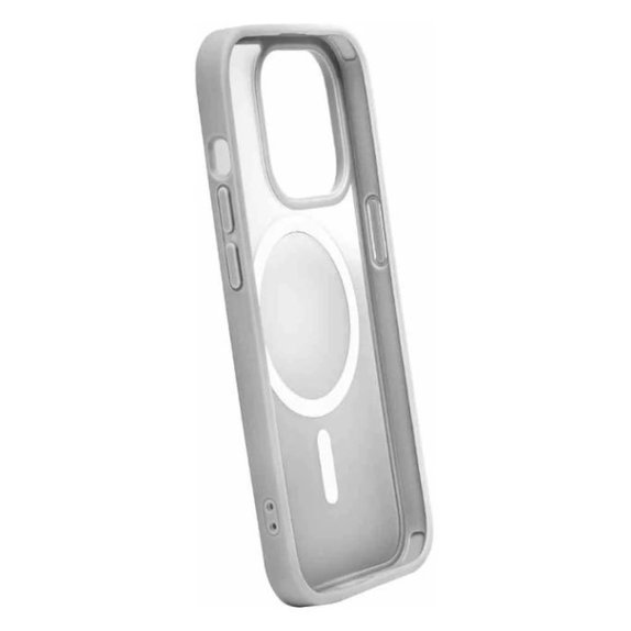 Custodia Gradient con MagSafe per iPhone 15 Pro Max, Silver, PURO