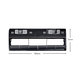 Cover spazzola principale per Ecovacs Deebot serie N, serie T, serie X1, serie Ozmo, Black