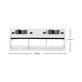 Cover spazzola principale per Ecovacs Deebot serie N, serie T, serie X1, serie Ozmo, White