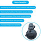 Ruota con motore (destra) per Ecovacs Deebot serie N, serie T, serie Ozmo