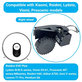 Ruota con motore (destra) per Roidmi EVE Plus, Black