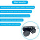 Ruota con motore (destra) per Roidmi EVE Plus, Black
