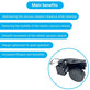 Ruota con motore (sinistra) per Roidmi EVE Plus, Black