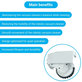 Ruota con motore (destra) per Roidmi EVE Plus, White