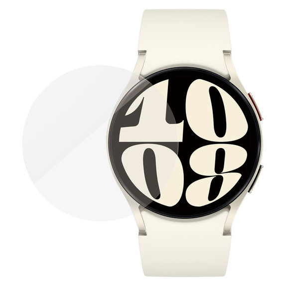Vetro temperato Flat Glass AB per Samsung Galaxy Watch6 44 mm, Trasparente, PanzerGlass