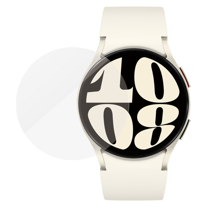 Vetro temperato Flat Glass AB per Samsung Galaxy Watch6 44 mm, Trasparente, PanzerGlass