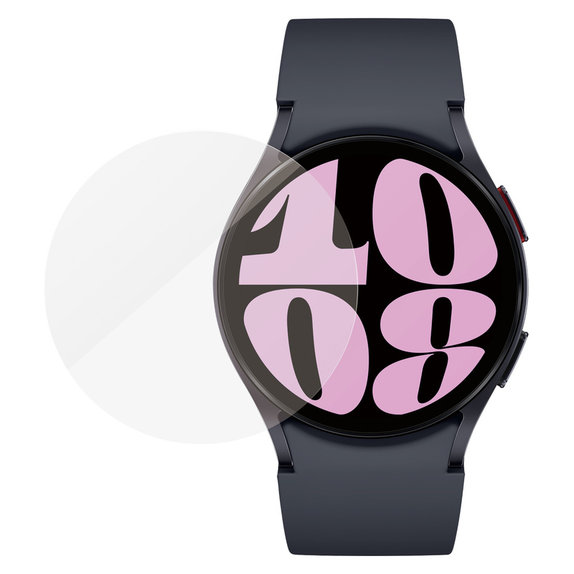 Vetro temperato Flat Glass AB per Samsung Galaxy Watch6 40 mm, Trasparente, PanzerGlass