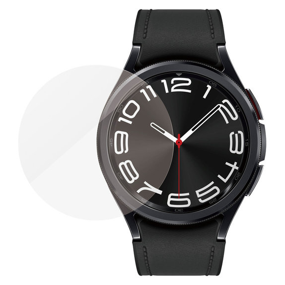 Vetro temperato Flat Glass AB per Samsung Galaxy Watch6 43 mm, Trasparente, PanzerGlass