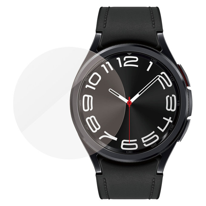 Vetro temperato Flat Glass AB per Samsung Galaxy Watch6 43 mm, Trasparente, PanzerGlass