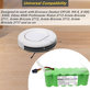 Batteria per Ecovacs Deebot CR120, KK-8, X500, LP43SC2000P, Ni-MH, 2000mAh, 14.4V, HQ
