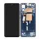 Schermo per Motorola Edge 30 Fusion, Neptune Blue, Vetro touch con cornice, 5D68C21190, Genuine Service Pack