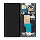 Schermo per Motorola Edge 30 Ultra, Interstellar Black, Vetro touch con cornice, 5D68C21260, Genuine Service Pack