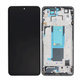 Schermo per Xiaomi Redmi Note 11 Pro+ 5G 21091116UG, Mysterious Black, Vetro touch con cornice