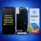 Schermo Hard OLED per iPhone 14, Vetro touch con cornice, FixPremium