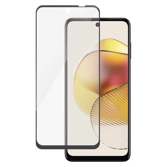 Vetro temperato UWF per Motorola Moto G73 5G, Nero, PanzerGlass