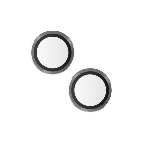 Protezione obiettivo fotocamera posteriore Hoops per iPhone 14 a 14 Plus, Black, PanzerGlass
