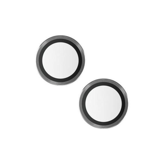 Protezione obiettivo fotocamera posteriore Hoops per iPhone 13 a 13 mini, Black, PanzerGlass
