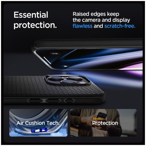 Custodia Mag Armor con MagSafe per iPhone 15 Pro Max, Matte Black, Spigen
