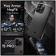 Custodia Mag Armor con MagSafe per iPhone 15 Pro, Matte Black, Spigen