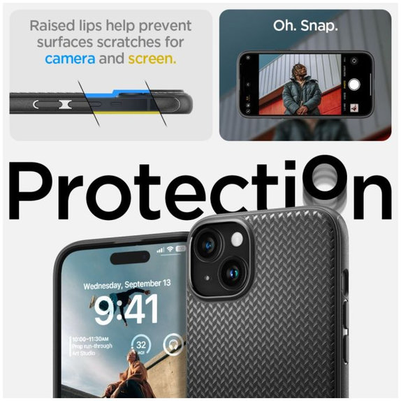 Custodia Mag Armor con MagSafe per iPhone 15, Matte Black, Spigen