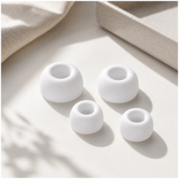 Set di gommini per AirPods Pro 2pcs L, S, White, FixPremium