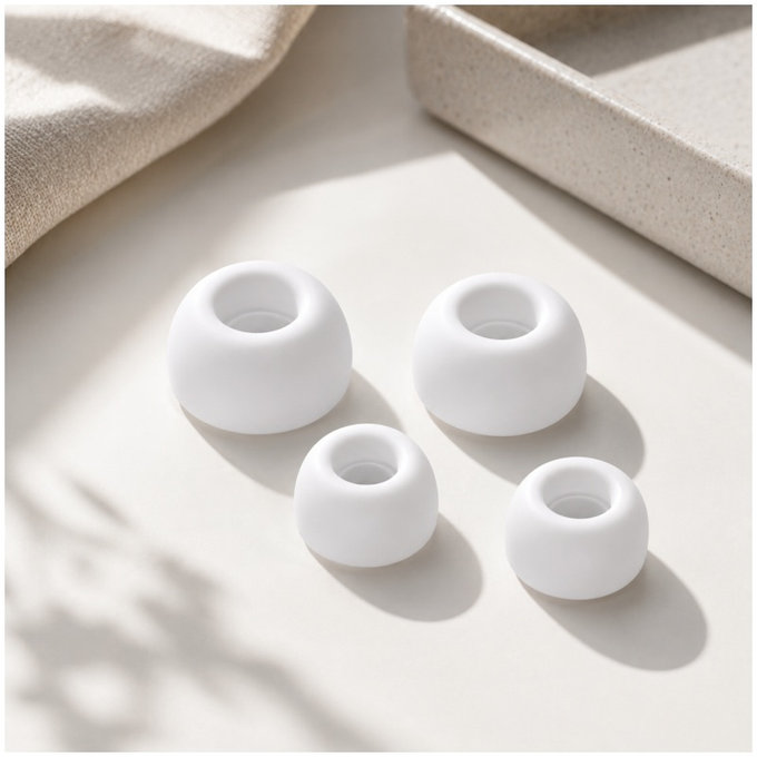 Set di gommini per AirPods Pro 2pcs L, S, White, FixPremium